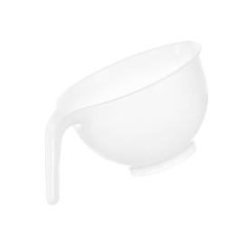 lasenersm 1 Piece Hair Color Bowl Plastic Hair Dye Bowls Hair Color Mixing Bowl Round Applicator Bowls Hair Dyeing Coloring Tool with Handle for Home 