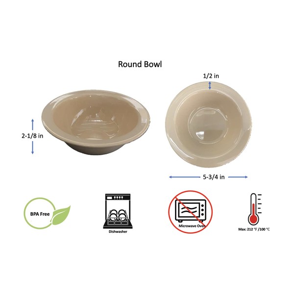 Z-Moments Western Melamine Fruit Bowl Monkey Bowl 13-Ounce, 5-3/4" dia.