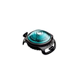 Orbiloc Men Orbiloc Dog Dual Flashing Solid Safety LED Light Up High Visibility Durable Water Proof Impact Resistant Attach to Harnesses and Collars, Turquoise, One Size