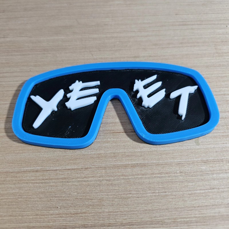 Mattel WWE Mattel Jey Uso 3D Printed YEET Glasses Blue