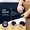 Utopia Bedding, Fitted Sheet, 120 x 200 cm, Navy Blue,