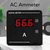 Digital Ammeter Panel, AC Current Meter, 1-120A Measurement Range, Backlit
