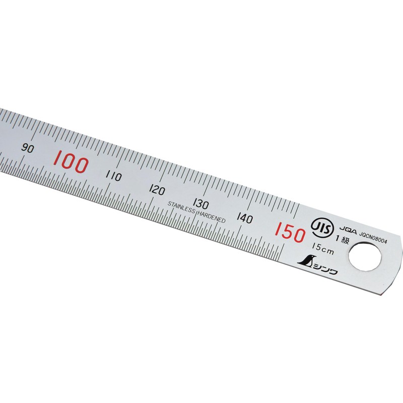 Shinwa 13005 Stainless Steel Ruler 15 cm with 0.5 mm