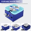 NantFun Mini Pottery Wheel Machine, 6.5cm 10cm Double Turntables Detachable