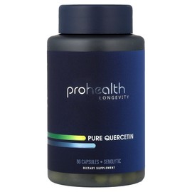 ProHealth Longevity ProHealth Pure Quercetin 500mg 90 Capsules Supplement, 1 / ProHealth Longevity 프로헬스론저비티 프로헬스 퓨어 케르세틴 500mg 90 캡슐 보충제, 1