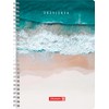 BRUNNEN School Calendar Style 2025/2026 "Beach Waves" | A5, Plastic