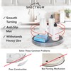 Spectrum Small Lazy Susan Organizer 7in for Cabinets Refrigerator Pantry