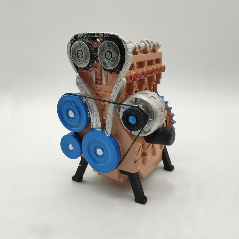 Resin Ornaments Engine Ornament Resin Vehicle Engine Model Engine Art