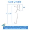 Clips for Hunter Douglas Blinds, 12Pcs Clear Valance Clips Replacement