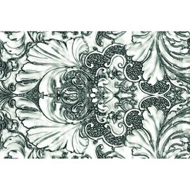 Sizzix Tim Holtz 665733 3-D Texture Fades Embossing Folder Damask Paper, Multicoloured, One Size