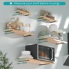 Yeabett Pack of 2 Shelf Brackets 10 cm Metal Shelf