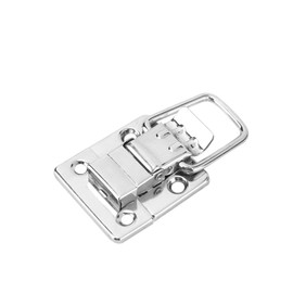 Pack of 10 Catch Lock, Silver Fastener Toggle Clamp Clip Latch Chest Hasp for Suitcase Toolbox Drawer Cabinet Suitcase