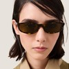 Kursan Oval Sunglasses for Women Men Fashion 90s Style Small