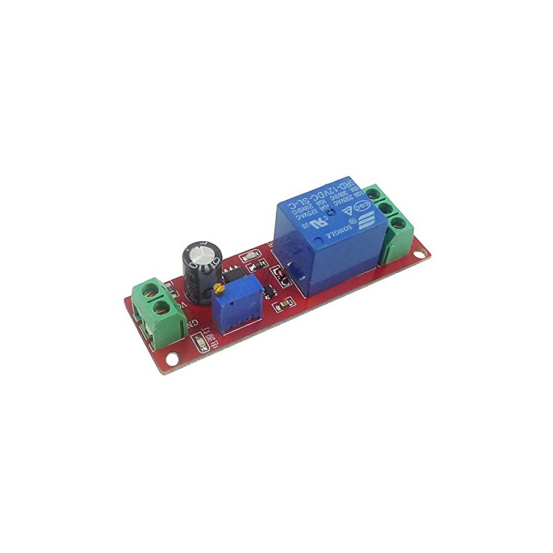 Ferwooh 2PCS DC 12V NE555 Delay Timer Relay Switch Module