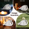 PUPIHOM Angel Pet Memorial Stone for Cats, Indoor Outdoor Cats