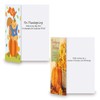 Faith Thanksgiving Greeting Cards Set - Themed Religious Holiday Card
