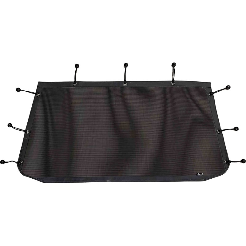 KRX-2 Premium Black Rear Window Mesh Dust Screen fits Kawasaki