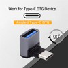 xiwai Adaptador OTG de 90 grados para computadora portátil, tablet