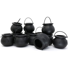 Candy Cauldron Kettles - 1 Dozen Party Decoration Supplies by Big Mo’s Toys
