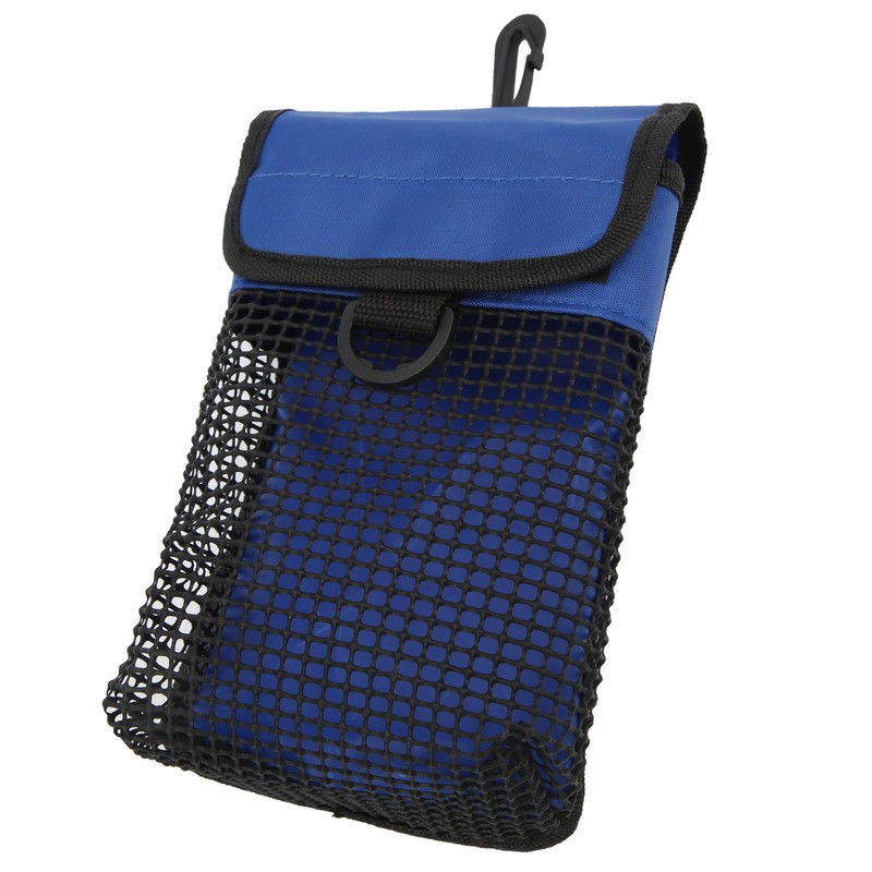21x14cm Portable Diving Mesh Gear Bag with Hang Buckle Lightweight