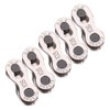 Qiterr 5 Pairs Bicycle Chain Links, Heavy Duty Bikcycle Quick