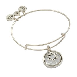 Alex and Ani Star of David Crystal Charm Bangle