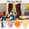 Cambom Rotary Cheese Grater Hand Crank Cheese Shredder for Fresh