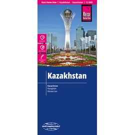 Reise Know-How Landkarte Kasachstan / Kazakhstan (1:2.000.000): reiß- und wasserfest (world mapping project)