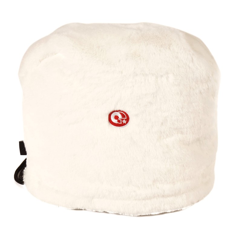 Golf Headcover Iron Cover Faux Fur Star Fluffy Boa (White)