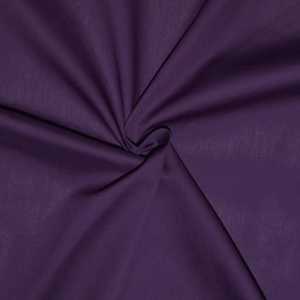 designers-factory Poplin Fabric Plain - Cotton Fabric, 100% Cotton - Fabric Sold by the Metre