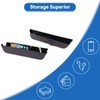 JONKOKO ABS Black Car Shifter Storage Box, Gear Shift Console