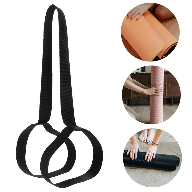 OHPHCALL 4sets Yoga Mat Strap Household Training Mat Sling Quick-Fastening