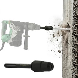 TIVOLY - Adattatore SDS Max a SDS Plus Professional - Convertitore mandrino ad alta resistenza per perforatore scalatore - Transizione rapida per punte e accessori SDS+