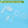 HOPESPANNER Plastic Hose Barb Fitting 5/16" Hose ID G3/8 Male