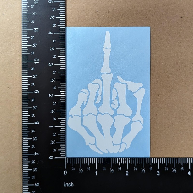 Slaced Skeleton Hands 4 Pack: Rock on Skeleton Hand Left