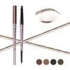 Music Flower Eyebrow Pencil Double Ended, Waterproof Natural Brow Enhancing
