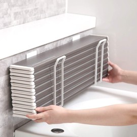 Yamazaki Industries Tower Magnetic Bath Lid Holder (Foldable, White, 9942)