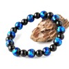 Natural Stone Power Stone Bracelet, Firefly, Onyx, Men, Women, Accessory