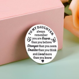 College Essentials for Teen Girls- Back to School Stuff, Pocket Hug Tokens Gift for Daughter, Stress Relief Gifts for Women, Mental Health Gifts from Mom Dad, Graduation Gift for College Daughter