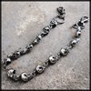 White Fang AZ117 Wallet Chain, Skull, Stylish, Fall Prevention, Lock,