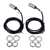 2 Pcs Inductive Proximity Sensor 4mm Detecting Distance DC 3
