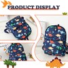 Xumann Dinosaur Backpack for Boys, Canvas Toddler Boy Backpack, Baby