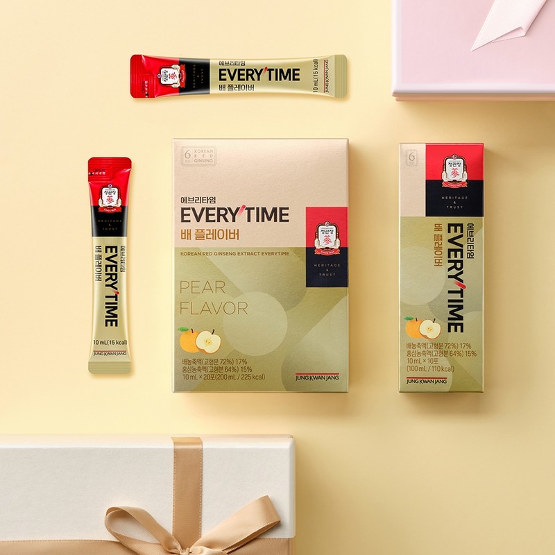 CheongKwanJang Everytime Pear Flavor 10ml 20 packs / 정관장 에브리타임