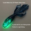 Fishing Glow Sticks for Soft Baits Worms Jig Tails Inserts,