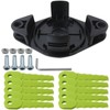 HaeKap Bladed Trimmer Head Compatible for Ryobi String Trimmer 18V