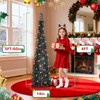 5FT Pop Up Christmas Tree with 90 LED Lights, Collapsible