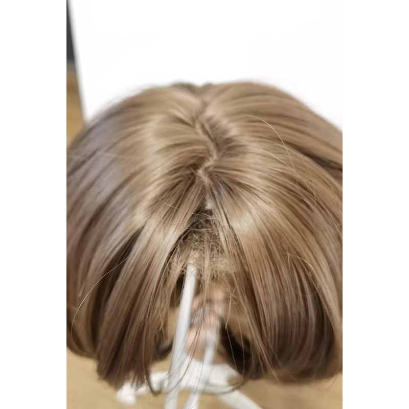 Full Wig, Short Bangs, 3D, Gradation, Hair Arrangement, Collar, Volume,