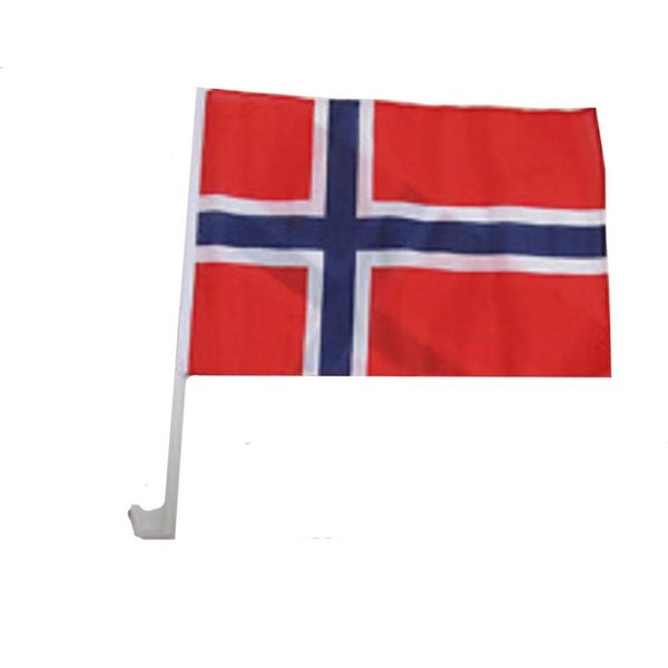 MWS 12x18 Norway Country Single Sided Car Vehicle 12"x18" Flag