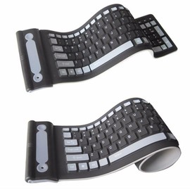 Wireless Keyboard Ultra Thin Quiet Portable Wireless Keyboard 107 Keys Waterproof 2.4G Wireless Keyboard for Laptop PC