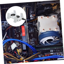 OSALADI 1set Cooling Fan Stand with Dual USB Ports for Charging and Data Syncing Adjustable Vertical Base with Enhanced Cooling for Game Console Versatile Installation Options